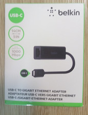 Belkin F2CU040btBLK USB-C to Gigabit Ethernet Adapter Also Known as USB Type-C 