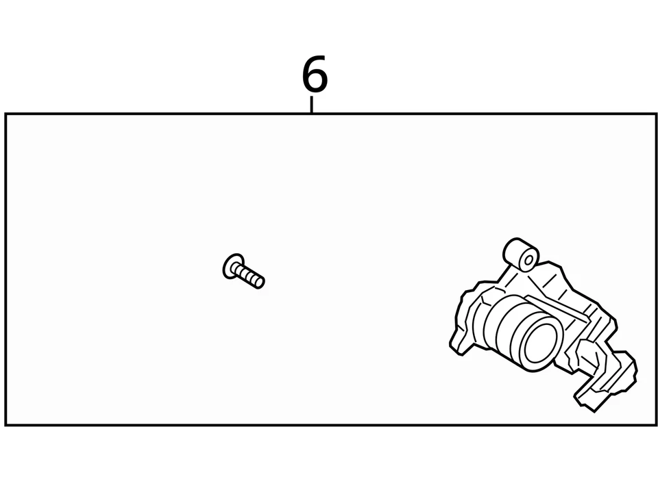 Pinza de freno izquierda conductor delantero Lincoln MKC 2015-2019 XPOLE Foto 4 de 4