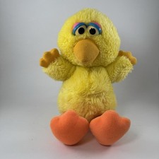 Hasbro Softies 1983 Sesame Street Baby Big Bird Plush