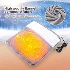 Winter Electric Foot Heating Pad USB Charging Soft Plush Washable Warmer Mat