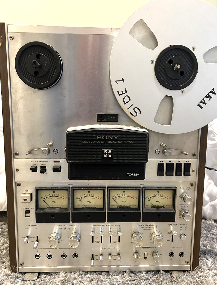 Sony TC-788-4 Quadradial Vintage Reel To Reel 4 Track 4 Channel
