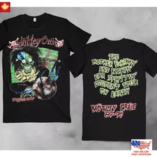 Trending 80s Mötley Crüe Dr Feelgood Tour Band Retro 2 Side Black Unisex Shirt