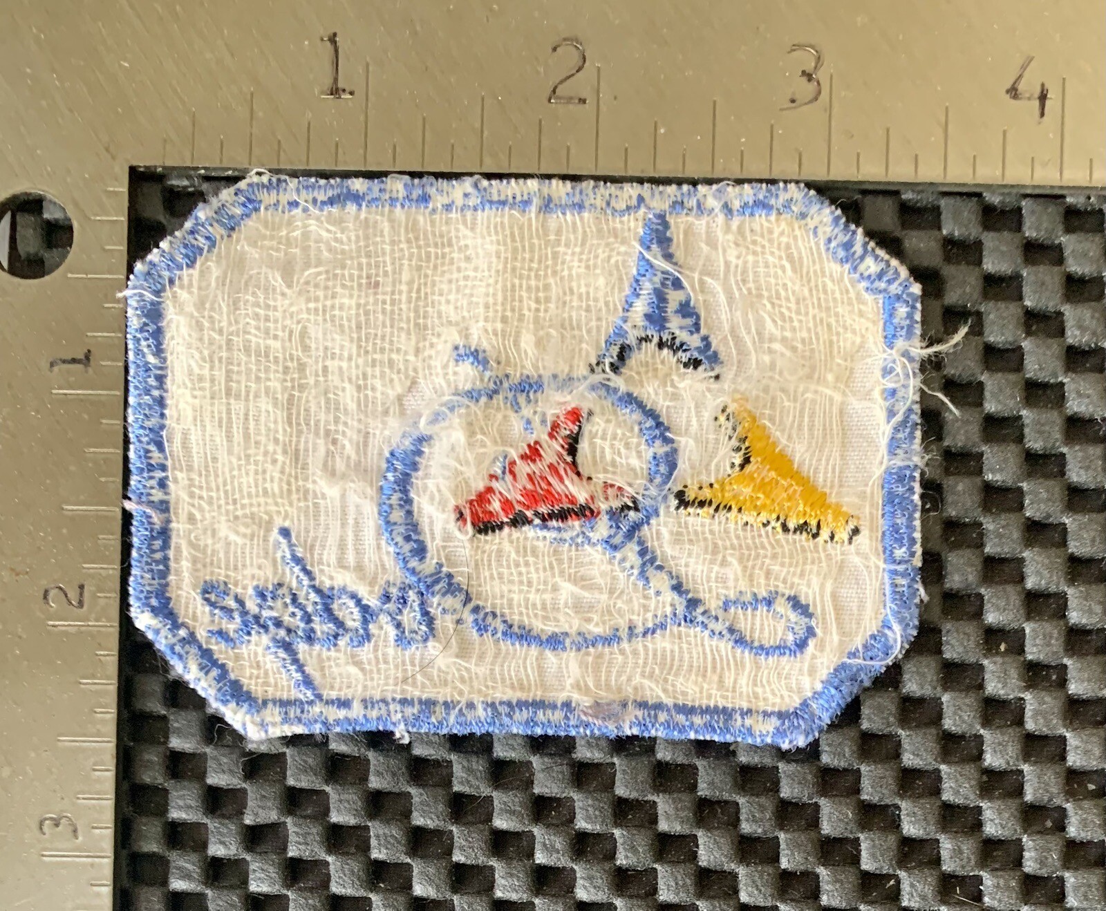 DODGE EMBROIDERED SEW ON ONLY PATCH CHRYSLER STELLANTIS AUTOS 3 1/2