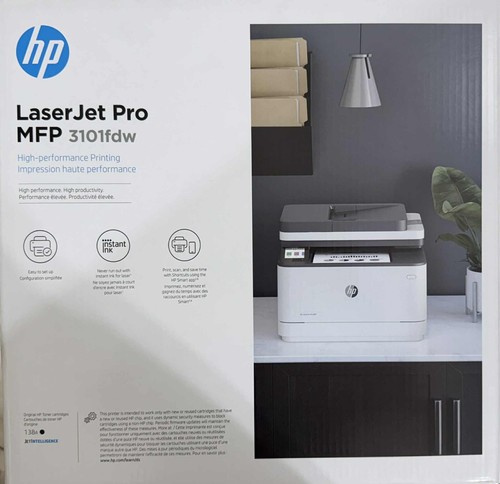 HP LaserJet Pro MFP 3101fdw Wireless Black & White All-in-One Laser Printer NEW
