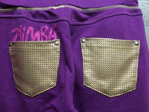 ZUMBA lila Poncho & sportliche Strick Jogginghose Gr. S - Bild 3 von 8