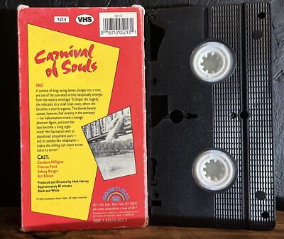 Carnival Of Souls VHS - 60s Horror Movie - Goodtimes Home Video