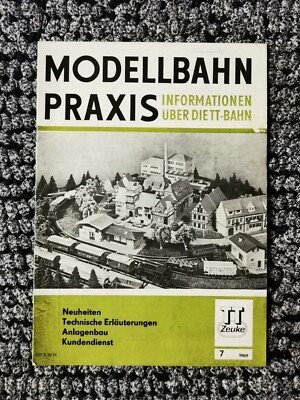 Modellbahnpraxis TT Nr. 7 / DDR 1969 / Zeuke / Eisenbahn / Modell / Zeit