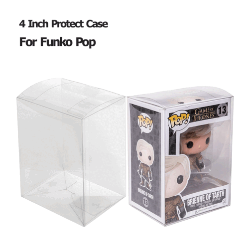 Lotto 5 custodie protettive Funko Pop 20 50 100 per figurine vinile 4" pollici da collezione - Foto 6 di 12