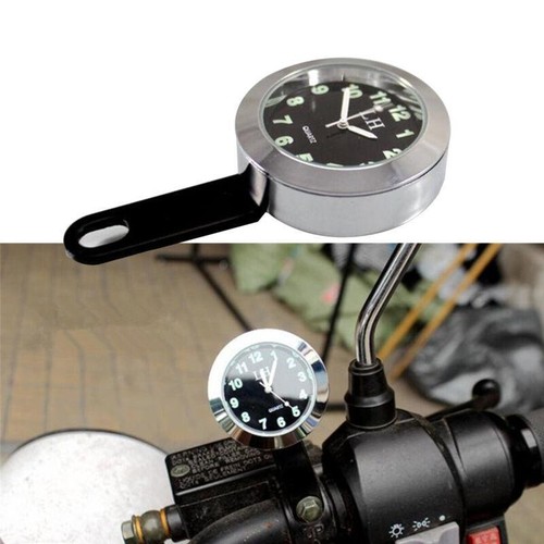 Universal Motorcycle Handlebar Electronic clock Alloy casing Shockproof