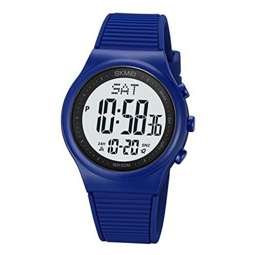 Digital Watch for Women Waterproof Stopwatch Sports Watches for Mens and Blue