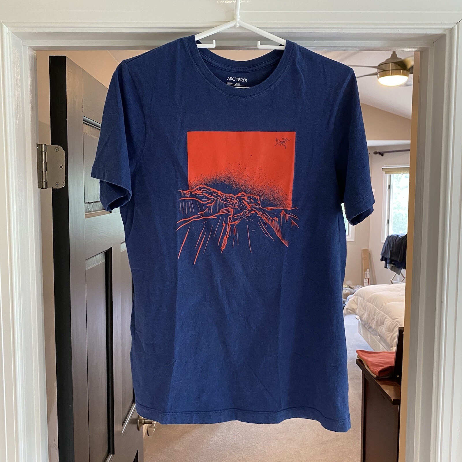 ARC'TERYX Maglietta Arcteryx retroilluminata Eruption Eccellente Da uomo piccola Hubble Heather