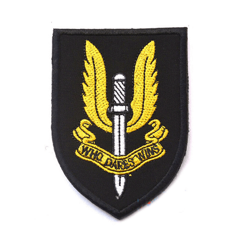 Special Air Service SAS Patch Who Dares Win EMBROIDERED Hook & Loop PATCH - Picture 6 of 6