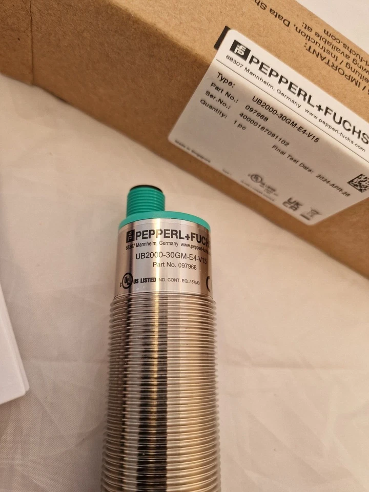 Pepperl + Fuchs UB2000-30GM-E4-V15 M30, 80-2000MM RANGE, NPN NO NC, M12, Sensor - Image 4 of 4