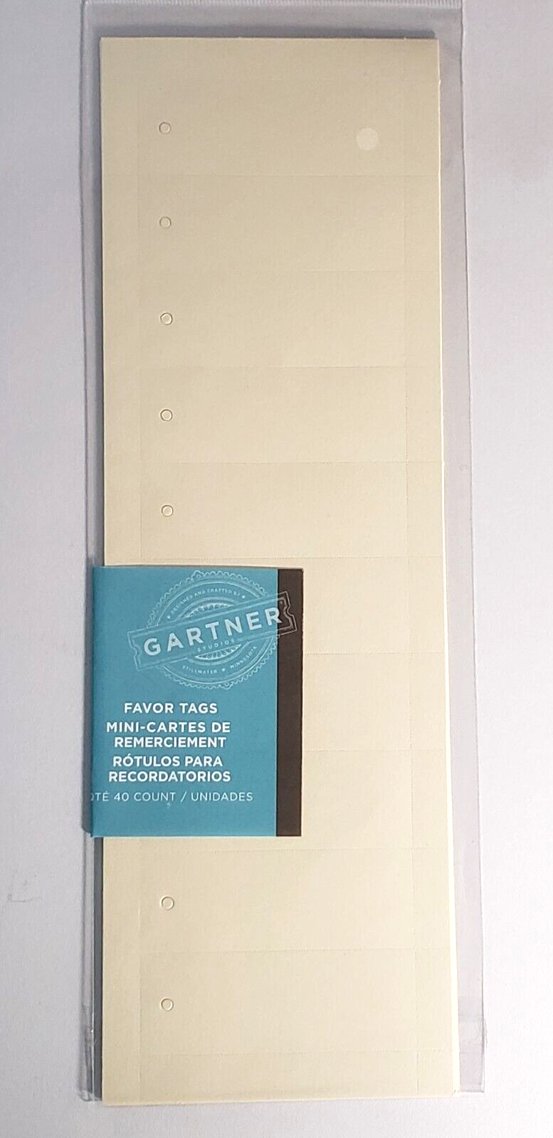 GARTNER STUDIOS Printable IVORY FAVOR TAGS - 40 pc | eBay