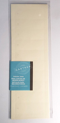 GARTNER STUDIOS Printable IVORY FAVOR TAGS - 40 pc | eBay