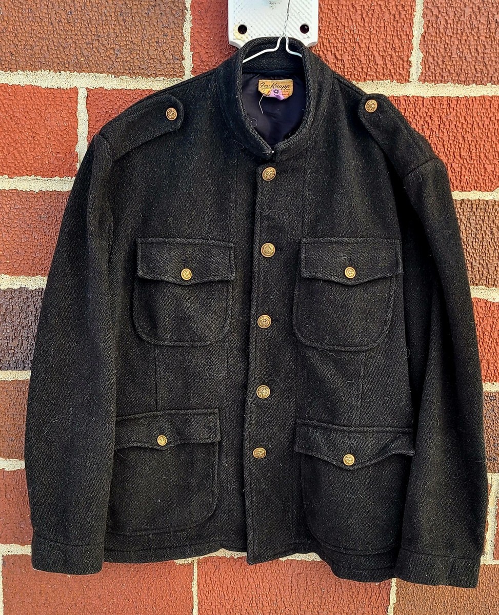 VINTAGE 1940'S MILITARY STYLE SPORTSWEAR JACKET LABELED FOX