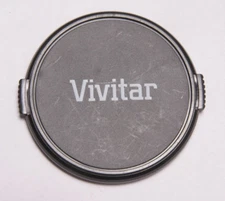 55mm  - Front Snap On Lens Cap - Vivitar - USED E46H