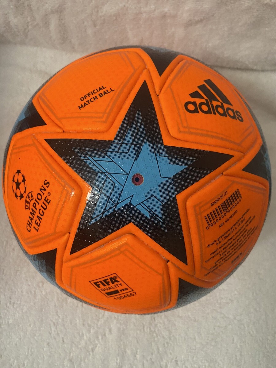 adidas UCL Pro Void Winter Ball - Solar Orange/Silver Metallic