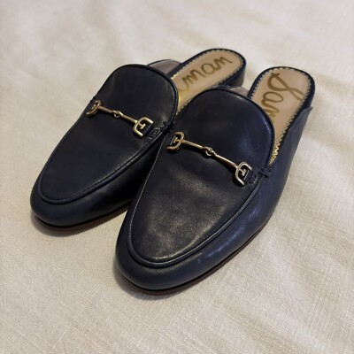 Sam Edelman Laurna Mule Slip On Navy Blue SIZE
