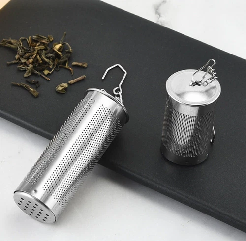 2 Pcs Stainless Steel Tea Infuser & Strainer Fine Mesh Tea Ball With Chain Hook - Picture 11 of 11