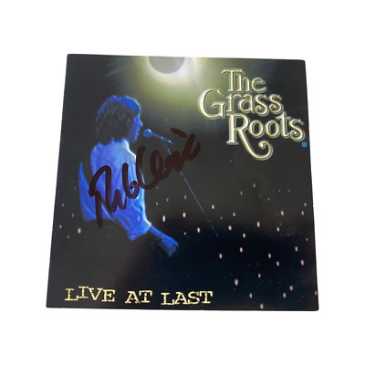 THE GRASS ROOTS SIGNED CD BOOKLET ROB GRILL DECEASED TRUSTED SELLER A