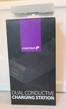 Fosmon for Xbox One/ X Controller Dual Conductive Charging Station New Black