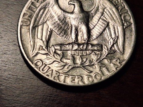 1965 DDO DDR No Mint Mark Filled Letters Multiple Errors Washington Quarter #1 - Picture 4 of 7