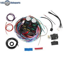 For Chevrolet Pickup Truck 12 Circuit Wiring Harness Wire Universal Kit 10 Fuses