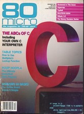 80 Micro Magazine December 1985 TRS-80 Tandy Used