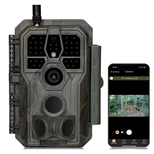 GardePro E8 Trail Camera WiFi 32MP 1296p Fast 0.1s Trigger Speed Motion Activ...