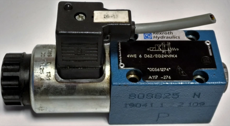 Rexroth 4WE6D62-EG24N9K4 Directional Control Spool Valve - Image 2 of 3