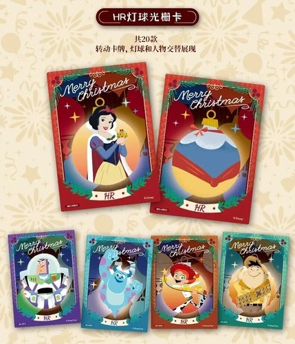 Carta 2023 divertente Disney 100 anni Natale Topolino allegro e luminosa scatola da cartoline sigillata - Foto 21 di 23