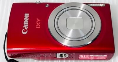 Excellent+]Canon IXY 180 PowerShot ELPH 180 Red 20MP Digital