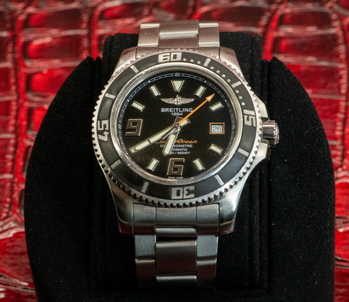 Breitling Superocean 44 Automatic Watch Ref A1739102 Box And Papers Ship From US