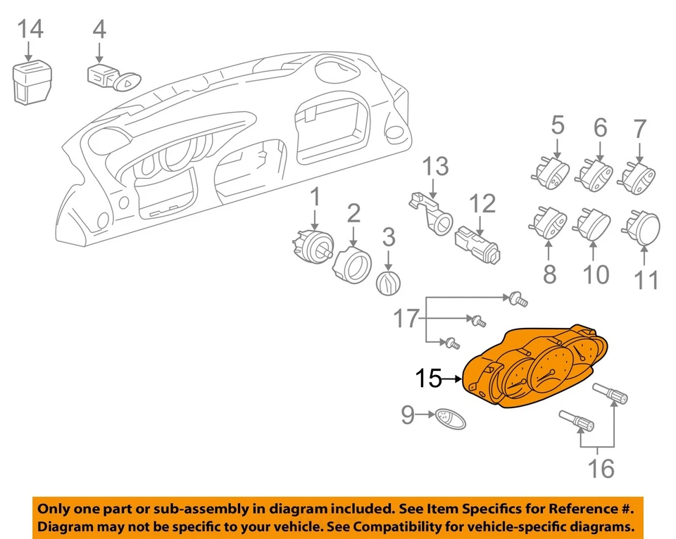 2001 Porsche Boxster OEM Speedometer 2.7L Manual - Image 3 of 4