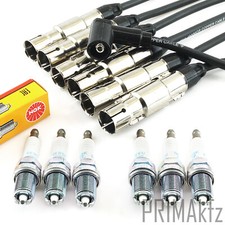 Zündkabelsatz + 6x NGK Zündkerzen für VW Corrado Golf Passat 2.8 2.9 VR6