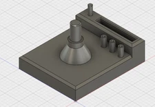 3D Toolhead Stand Holder Block Combo for Dillon 550, 650 Tool Heads USA V2 BLACK