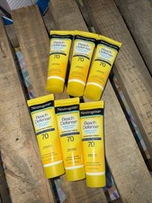 6 Neutrogena Beach Defense Sunscreen Lotion SPF 70 1.0 OZ Travel Size