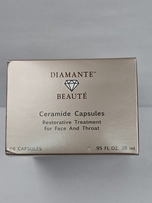 Ceramide Restorative Treatment For Face & Throat Diamante Beaute Capsules 60