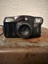 Canon Sure Shot 80 Tele Film Camera Black UNTESTED/FOR PARTS ONLY See Video READ