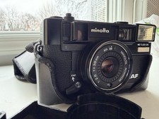 Minolta HI-MATIC AF 38mm F2.8 35mm Film Camera - Untested