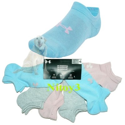 Under Armour Essentials Lightweight Training No-Show Socks -6/Pack Unisex Large