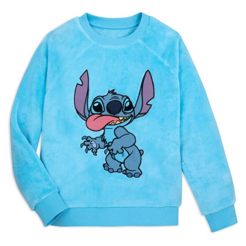 Disney Stitch Kids Pyjamas Age 4 Fleece 2 Piece Set Lilo & Stitch Sleepwear - Picture 2 of 5