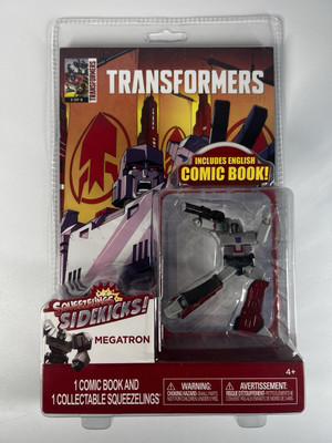 Transformers: Squeezelings Sidekicks ~Megatron ~ Comic Book Included