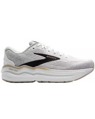 Brooks Men's Ghost Max 2 Running Shoes Color: White/Oyster Size: 10