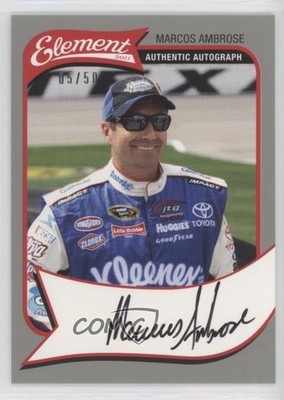 2011 Wheels Element Silver 5/50 Marcos Ambrose Auto 05fy