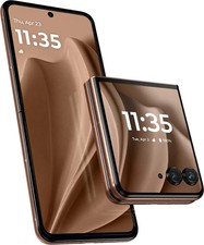 Motorola - razr 2025 256GB Unlocked - PANTONE Mocha Mousse   NEW Open Box 