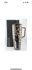 BruMate X Krista Horton 40 oz Era, LEOPARD LATTE