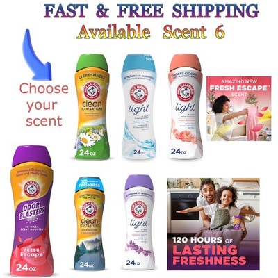 Arm & Hammer Clean Scentsations in-Wash Scent Booster - (24 Oz) (Select Scent).