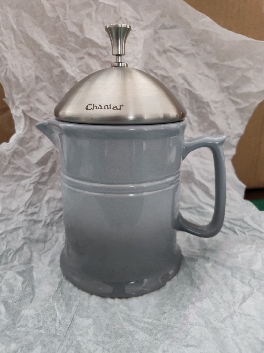 Stainless Plunger 16 Oz New  Read